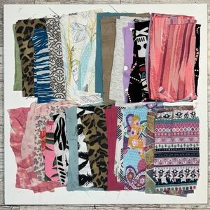 Mixed Media, Rectangular, 5”x8”, Fabric Bundle, B3